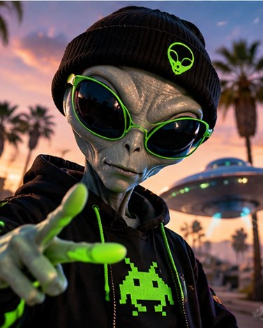 ALIEN INFLUENCER - AI influencer